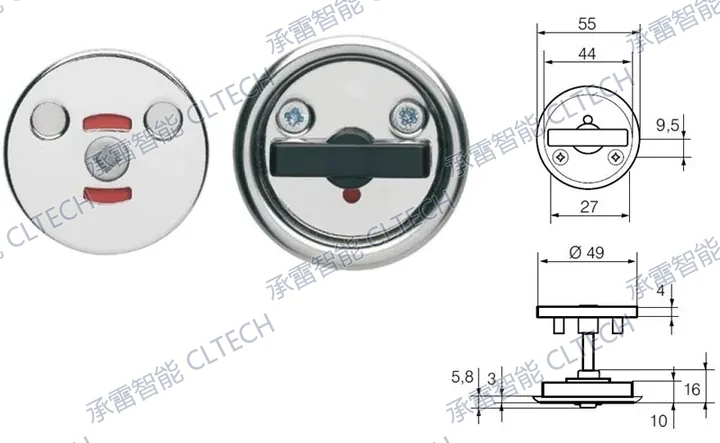 ABLOY LH0341 WC 旋钮